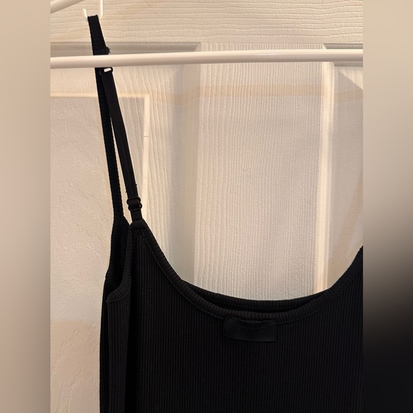 Skims Soft Lounge Long Slip Dress in Onyx size Small - Picture 8 of 11